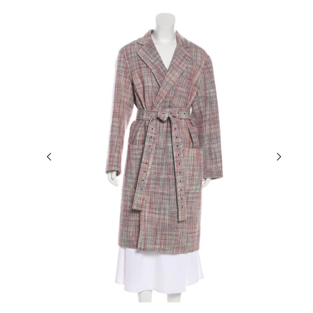 SS17 Celine Phoebe Philo Wool Wrap Coat